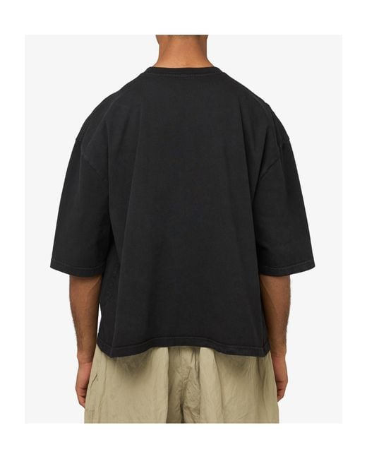 Willy Chavarria Black Community Center Oversized T-Shirt for men