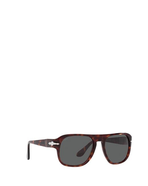 Persol Gray Pilot Frame Sunglasses for men