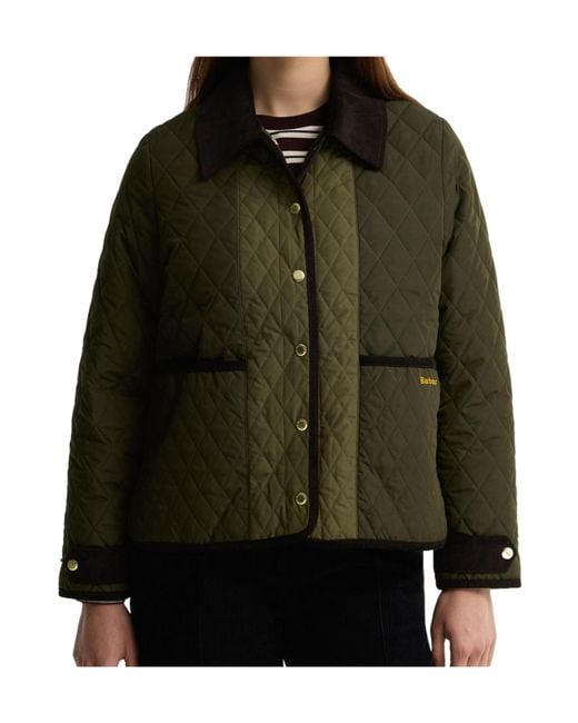 Barbour Green Long-Sleeved Padded Jacket