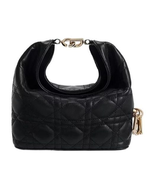 Dior Black Mini Toujours Hobo Bag