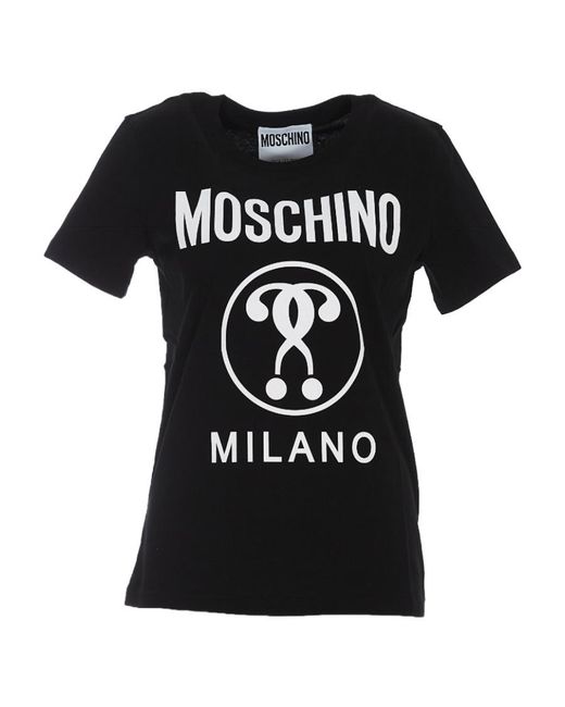 Moschino Black Logo Short-Sleeved T-Shirt