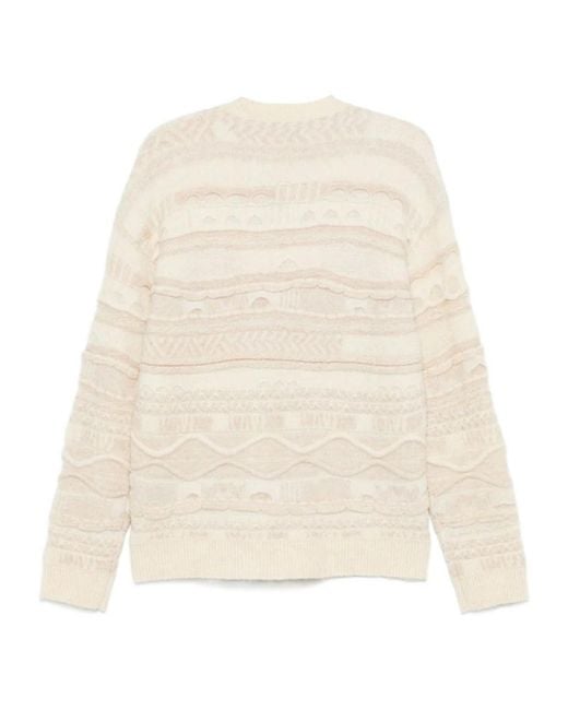 Laneus Natural 3D-Knit Sweater for men