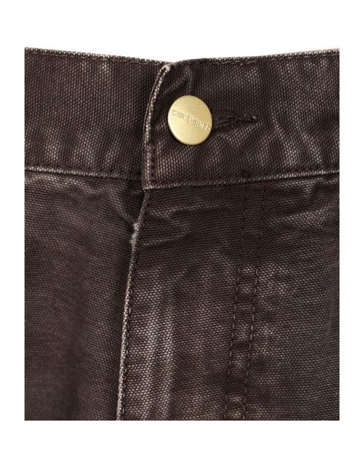 Carhartt Gray Double Knee Jeans for men