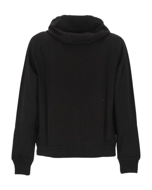 Zegna Black Zip-Up Hoodie for men