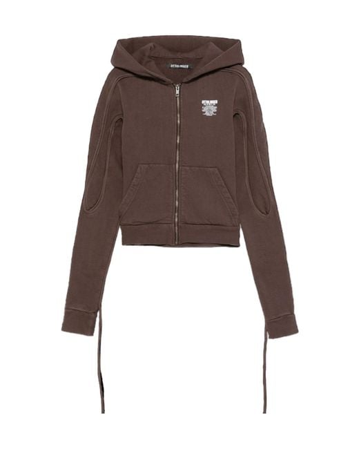 OTTOLINGER Brown Zip-Up Hoodie