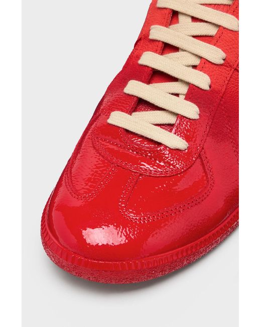 Maison Margiela Red Replica Low-Top Sneakers for men