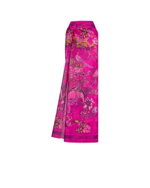 Dior Pink Toiledejouyvoyage Sarong