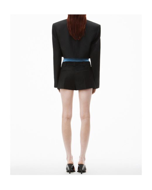 Alexander Wang Black Pre-Styled Skorts