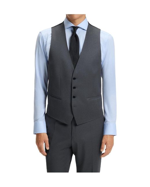Boss Gray Formal Waistcoat for men