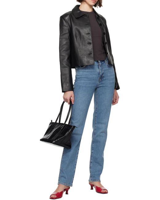 FRAME Blue Belt-Loop Jeans