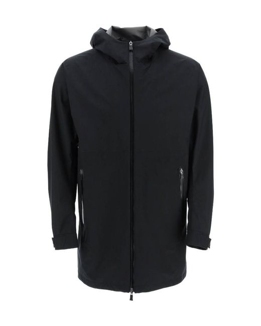 Herno Blue Layer Hooded Parka for men