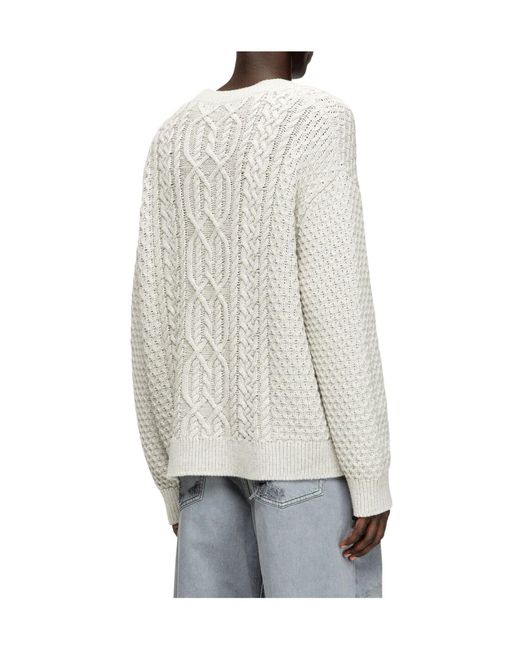 DIESEL White Casual Styling Cardigan for men