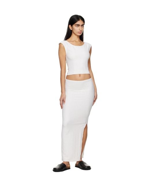 A.P.C. . Off-white Salome Maxi Skirt