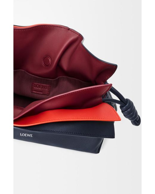 Loewe Blue Medium Layered Flamenco Clutch