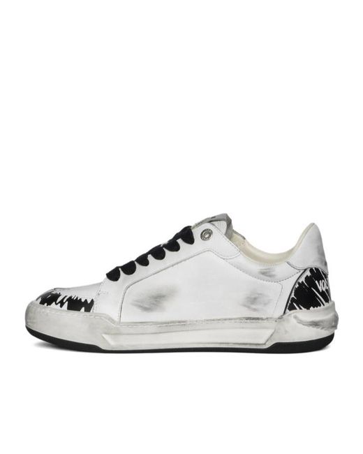 Zadig & Voltaire White Basses Fly Wings Sneakers