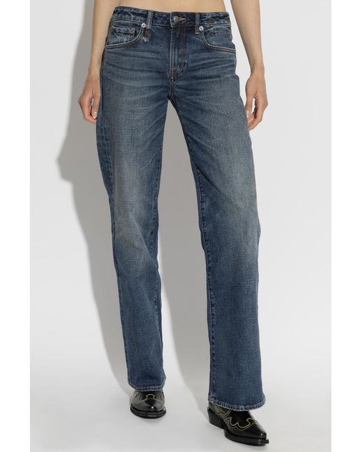 R13 Blue Belt-Loop Jeans