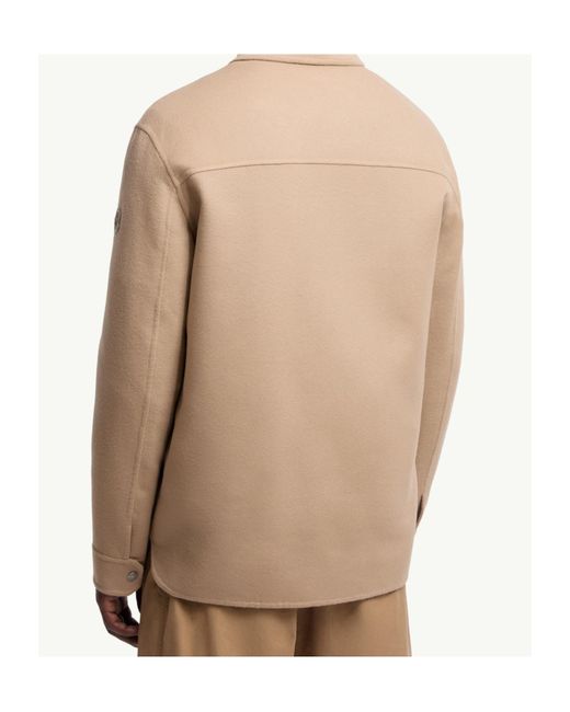 Moncler Natural Tagnit Reversible Shirt Jacket for men