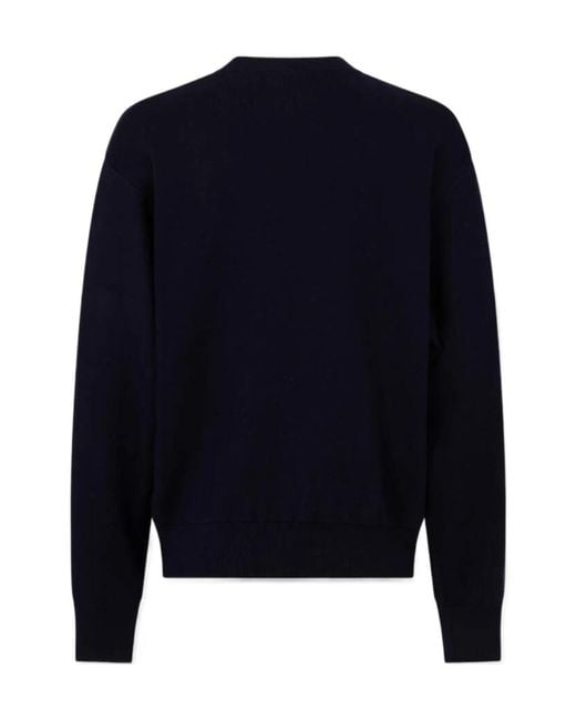 DSquared² Blue Pullover Metal D2 Upside Down for men
