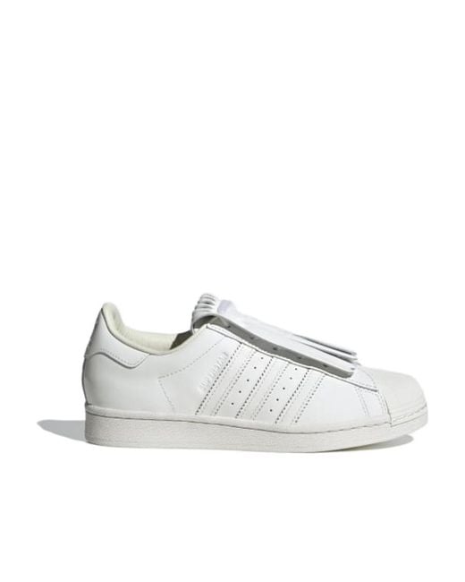 Adidas Originals White Superstar Sneakers