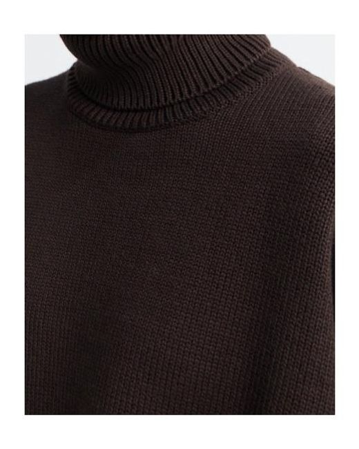 Frankie Shop Black Rhea Trapeze Turtleneck