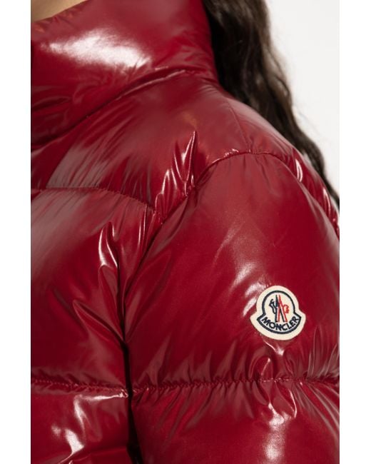 Moncler Red Down Jacket "Abbadia"