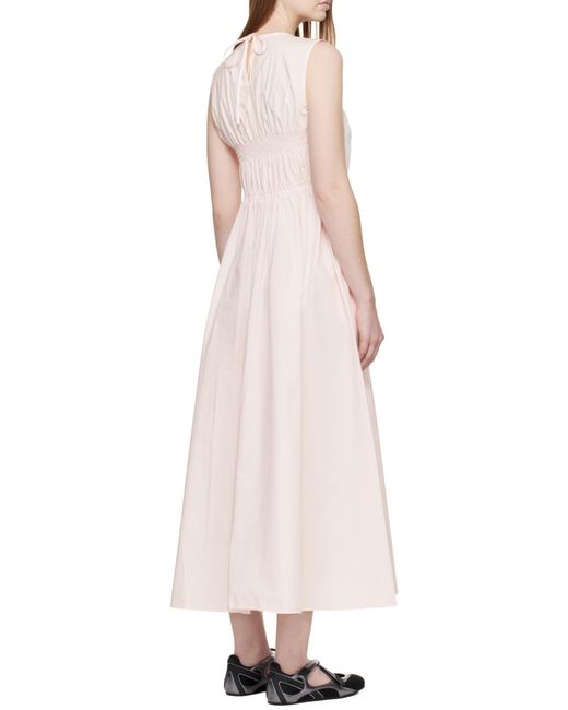 CECILIE BAHNSEN Pink Round-Neck Dress