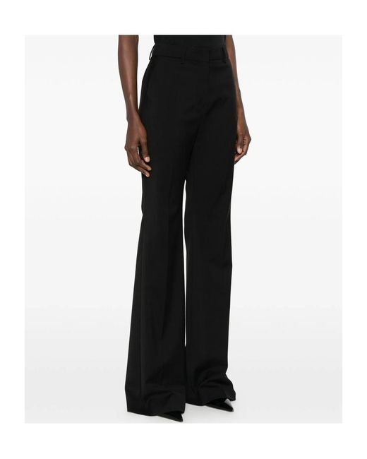 Sportmax Black Casual Pants With Belt Loops