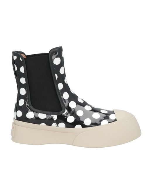 Marni Black Chelsea Boots