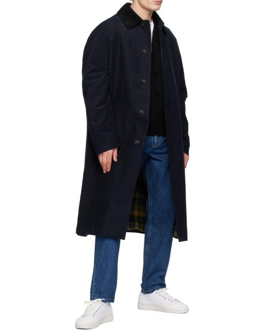A.P.C. Black Kenny Button Cardigan for men