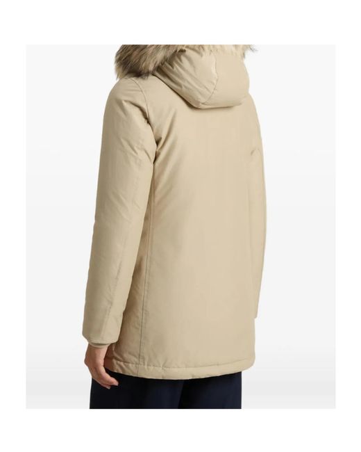 Woolrich Natural Arctic Detachable Fur Parka