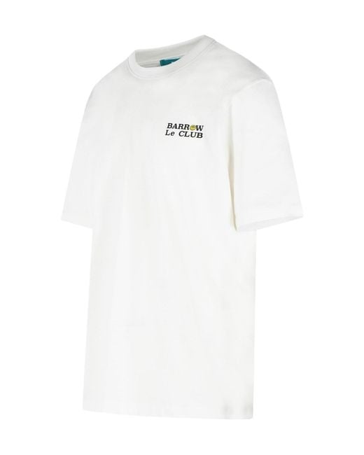 Barrow White Jersey T-Shirt for men
