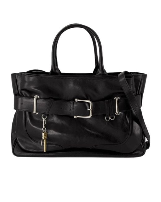 OSOI Black Brocle Shopper Bag