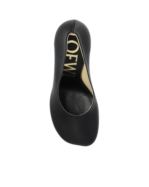 Loewe Black Toy High-Heel Round-Toe Pumps