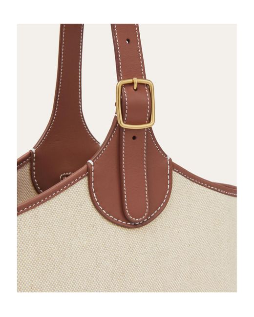 Loro Piana Natural Bobbin Bucket Bag
