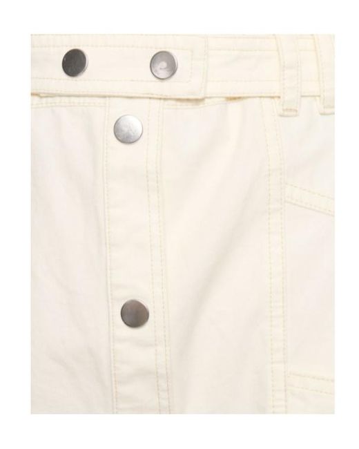 Isabel Marant Natural Belted Jumpsuit Shorts