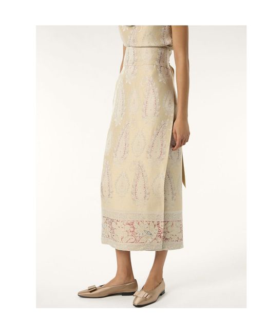 Loro Piana Natural Jenia Skirt