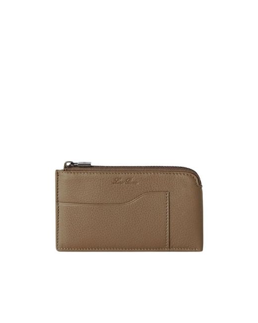 Loro Piana Brown Extra Zipper Clip for men