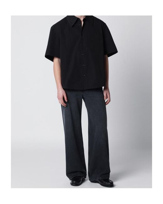 Séfr Black Straight-Leg Jeans for men