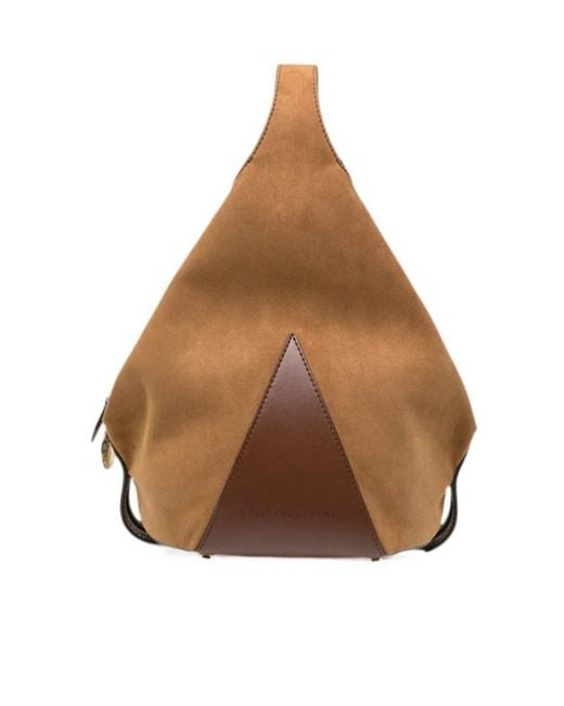 Stella McCartney Brown Slouchy Bucket Bag