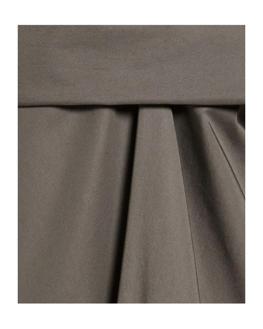 MM6 by Maison Margiela Gray Sleeveless Solidcolor Dress