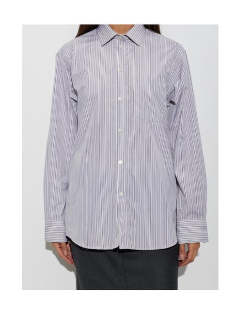 Rohe Purple Long-Sleeved Shirt