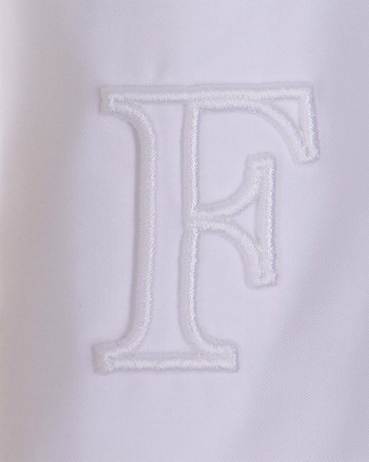 Elisabetta Franchi White Tie Detailed Regular Fit Shirt