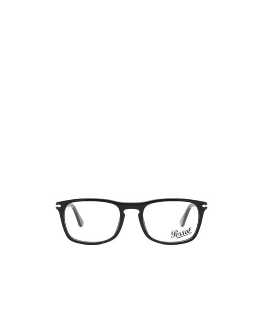 Persol White Rectangle-Frame Glasses for men