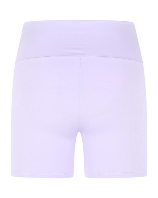 Adidas By Stella McCartney Purple Logo Printed Shorts