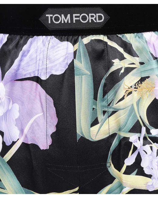 Tom Ford Blue Printed Underwear for men