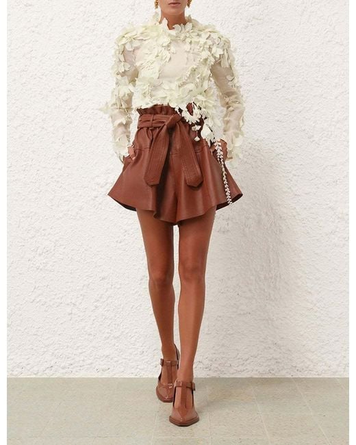 Zimmermann White Floral Top