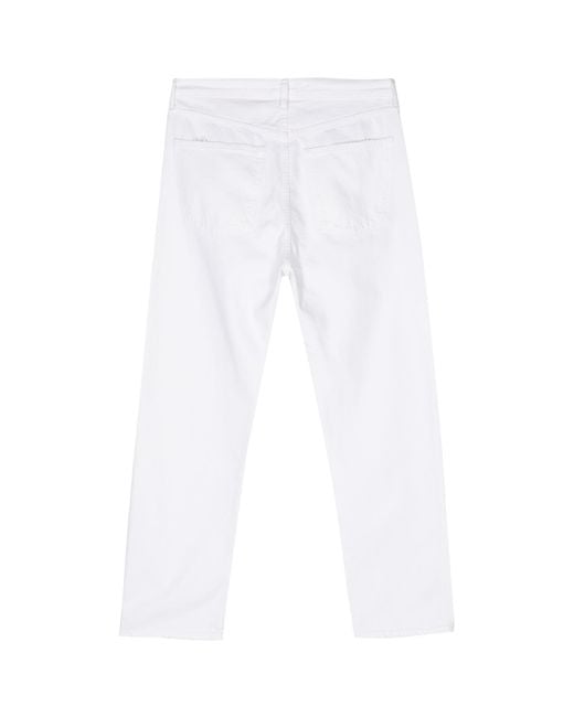 Agolde White 90's Straight-Leg Jeans for men