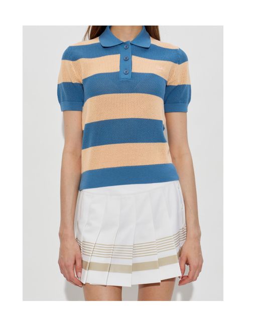 Lacoste Blue Short-Sleeved Polo Shirt