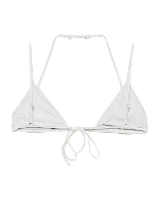 Frankie's Bikinis White X Jennie Mabel Bikini Top