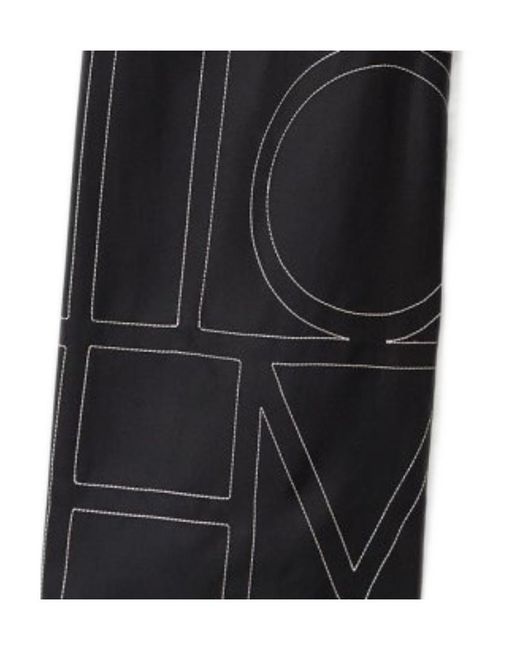 Totême Black Silk Pyjamas